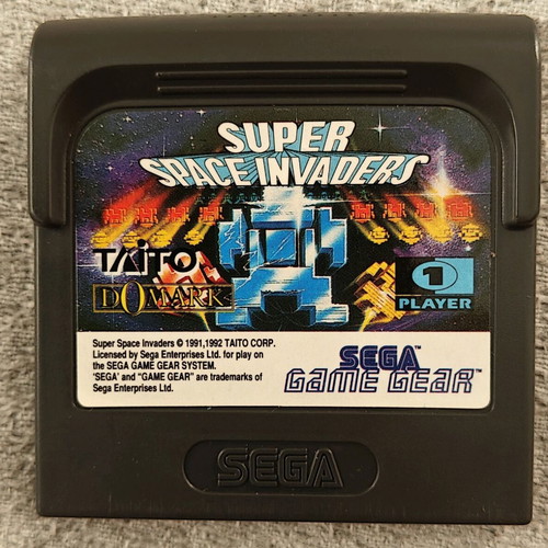 Super Space Invaders Sega Game Gear like new