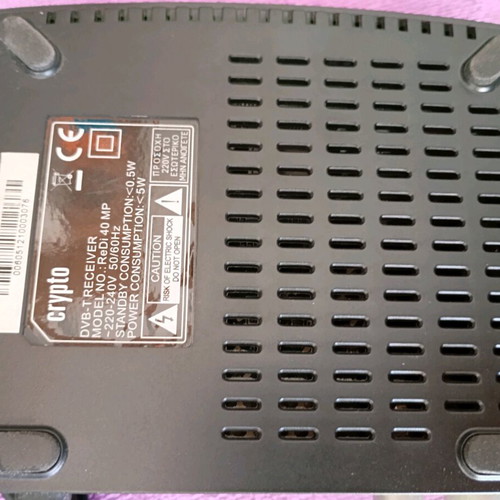 Crypto ReDi 40MP digital receiver like new with scart cable