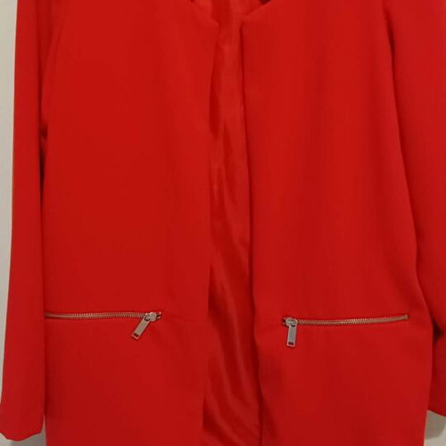 Stradivarius jacket new, red, size M