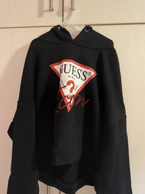 Guess black sweatshirt with rhinestones like new