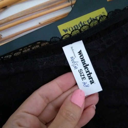 Wonderbra underwear new, size 38, black