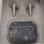 Laura Ashley Skylark wireless earbuds new, sealed, Pussy Willow Grey