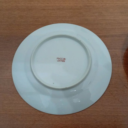 Japanese plates used, set of 2, 16 cm