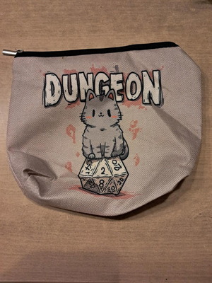 Dungeon Kitty dice bag