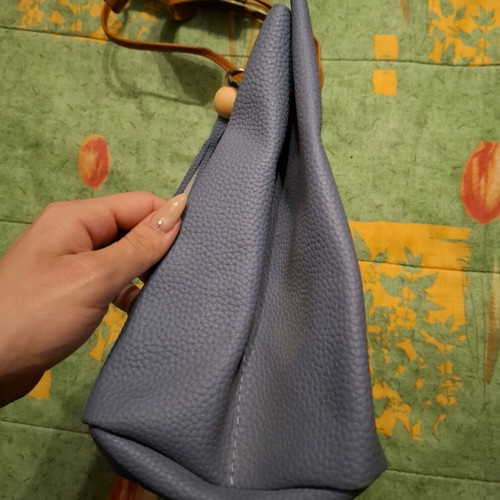 Shoulder bag like new, turquoise and brown