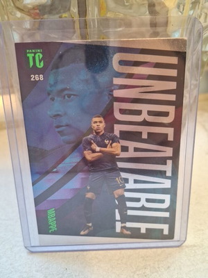 Kylian Mbappe Unbeatable Panini card, top class