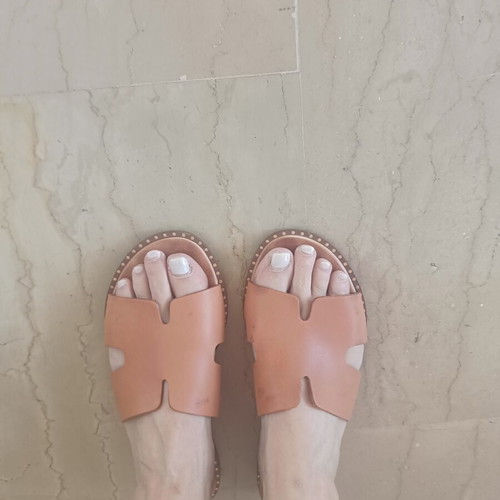 Makis Kotris leather women's sandals like new, size 38, brown