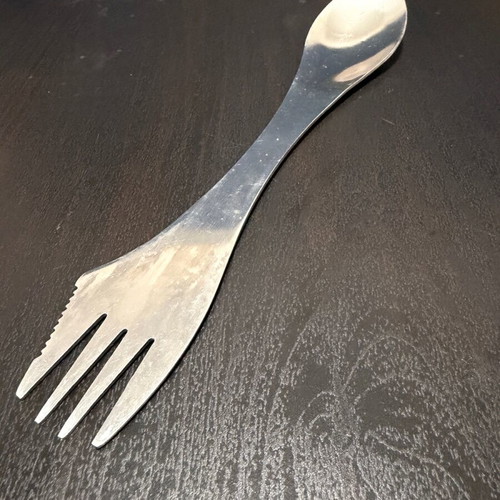 Camping 3-in-1 knife fork new