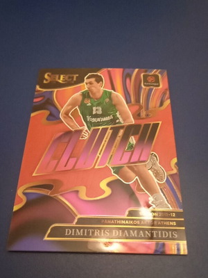 Dimitris Diamantidis Select Euroleague Clutch card /99