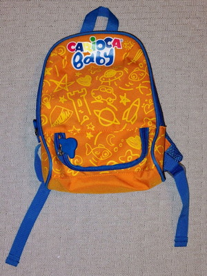 Backpack like new, blue and orange