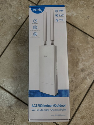 Cudy RE1200 Outdoor Access Point with Mesh Wi‑Fi 5 Dual Band, single kit, new