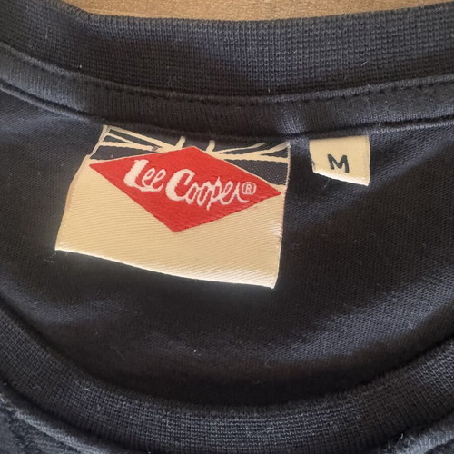 Lee Cooper black t-shirt size M like new, casual basic