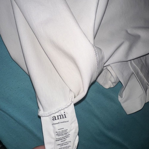 Ami T-shirt like new, size small, white, baggy fit