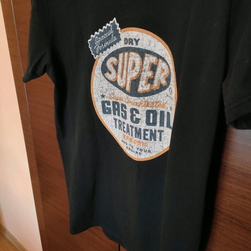 Superdry black T-shirt size Large like new