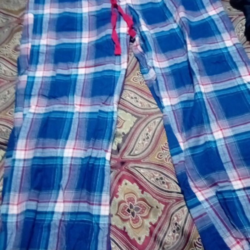 Pajama pants new with blue and red colors size M