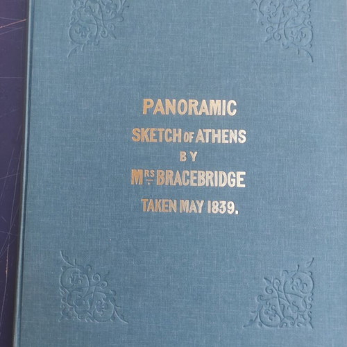 Panoramic Sketch of Athens by Mrs Bracebridge 1985 Hardcover Like New