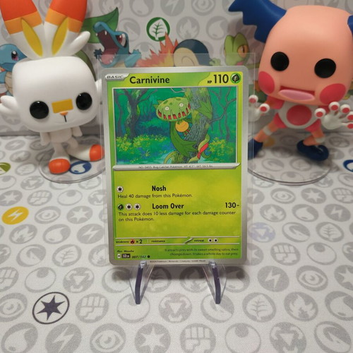 pokemon card carnivine Tournament Battle Ensky Collectible Bromide Grass Colorless Pokmon TCG Chaos Rising #4