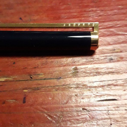 S.T DUPONT 18k GOLD NAVY BLUE VINTAGE LAQUE deCHINE