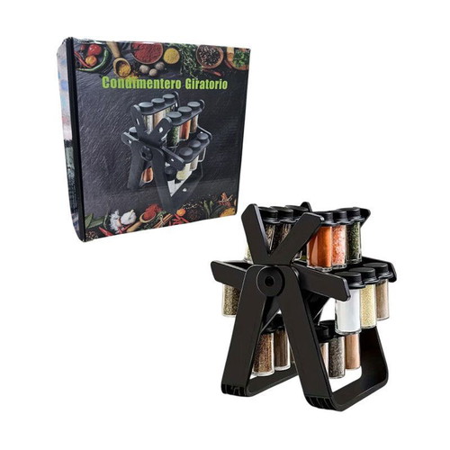 Rotating spice rack with 16 jars RS-531 new