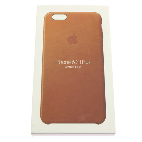 Apple leather case iPhone 6s Plus / 6 Plus Saddle Brown new