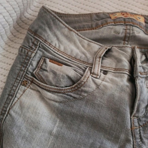 Skinny gray faded jeans Pull & Bear like new, size S