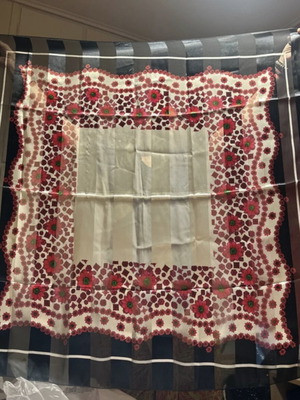 Scarf like new, black, made in Korea
