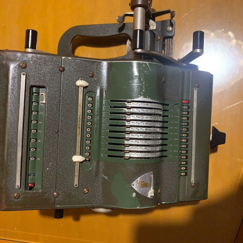 Μηχανοκίνητη αριθμομηχανή Brunsviga 13R 1950 μεταχειρισμένη συλλεκτική
