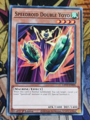 Speedroid Double Yoyo Yu-Gi-Oh! ефектна карта