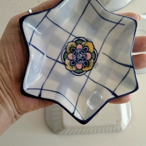 Vintage Ceramic Serving Set 4 Pieces 1980 like new