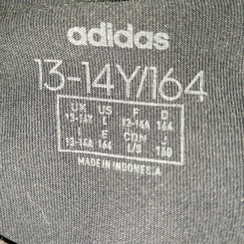 Adidas shirt used, size S, black and red