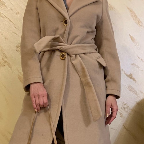Paola ANTONINI coat new, camel wool, size M