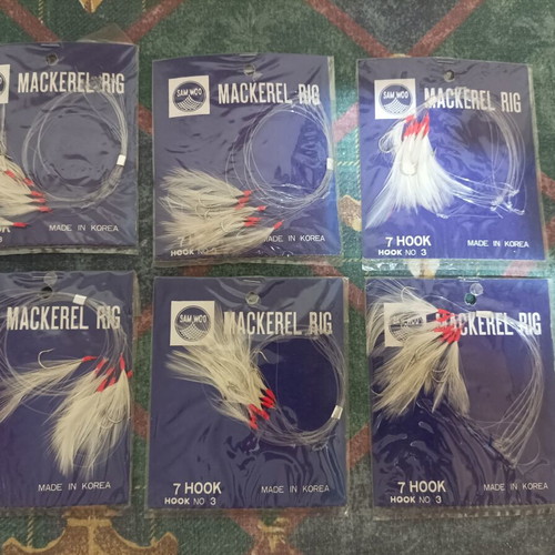 Fishing rigs N3 and N4 new, set of six pieces