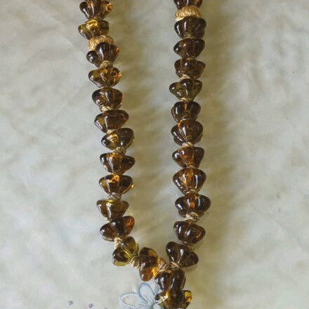 Glass decorative worry beads like new, set of 3 pieces