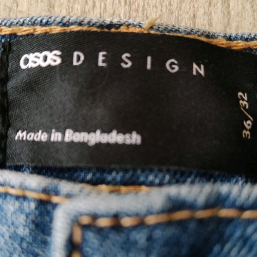 Asos women's jeans used, blue flare, size XXXL