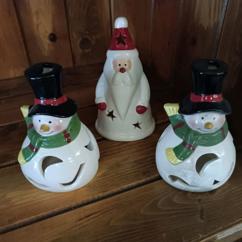 Christmas tealight candles new, pack of 3