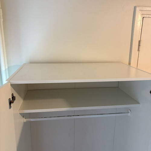White clothing wardrobe 80x51x180 cm
