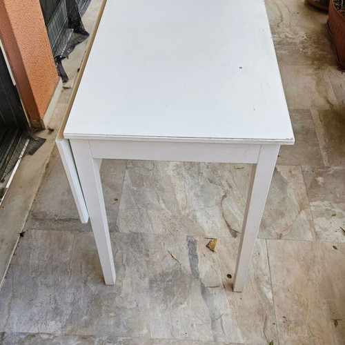 IKEA Idanas folding table used, white