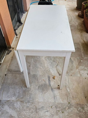IKEA Idanas folding table used, white