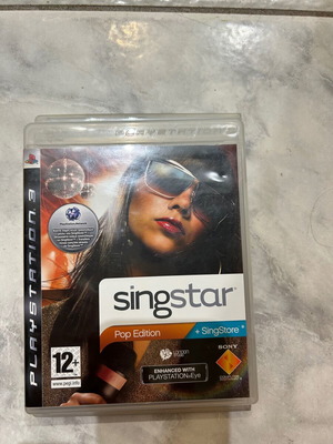 Singstar Pop Edition for PlayStation 3 like new
