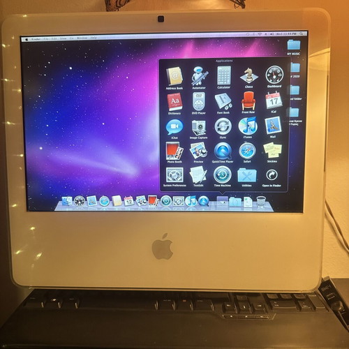 Vintage iMac 17" (2006) Intel Core Duo used, complete Rainbow collectible package