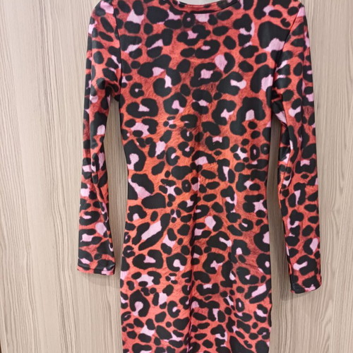 Typelove mini stretch dress used, red
