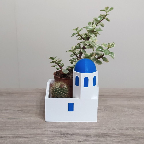Aegean Chapel 3D Printed Planter New