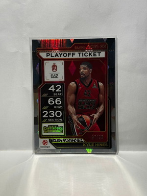 2025-26 Panini Contenders Euroleague Kyle Hines Cracked Ice new