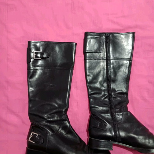 Zara black boots like new, size 39