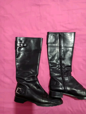 Zara black boots like new, size 39