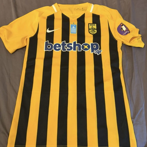 Aris matchworn football jersey, Aris vs Olympiakos 8/7/2020