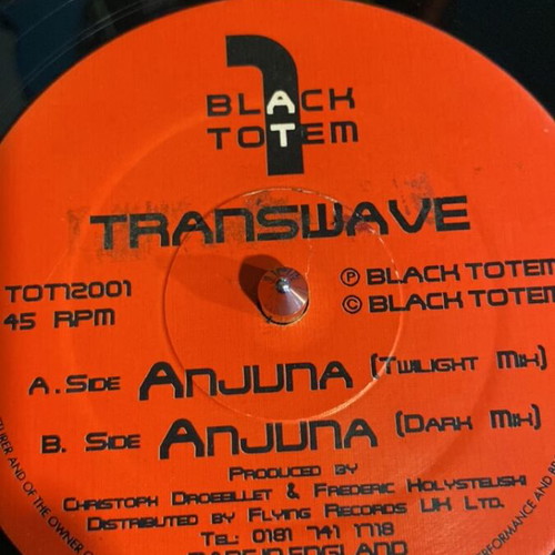 Goa trance record used, electronic genre