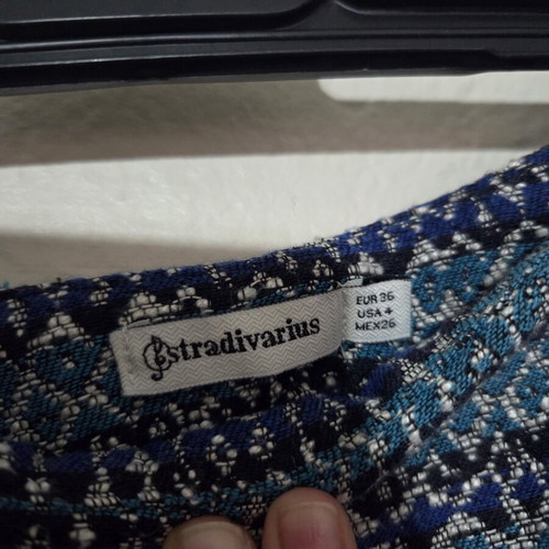 Stradivarius blue shorts skirt, XS
