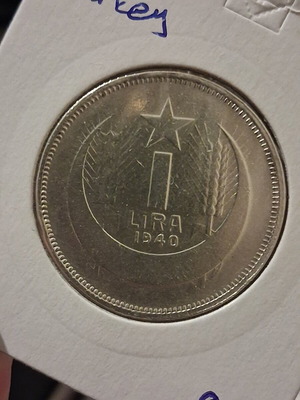 1 Λίρα 1940 Τουρκίας ασημένια μεταχειρισμένη