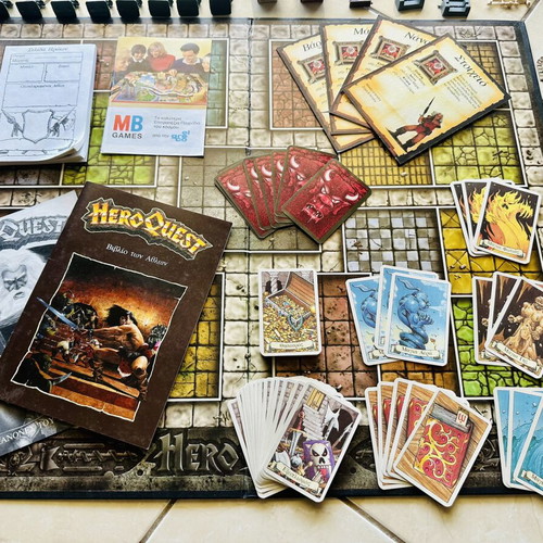 Hero Quest board game MB Games El Greco 1991
